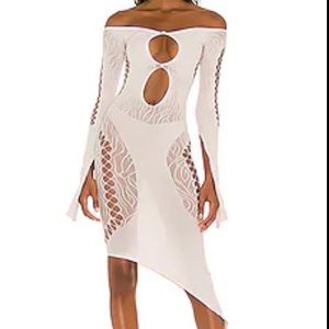 Never worn Poster Girl charlotte dress bone